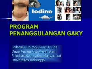 program penanggulangan gaky