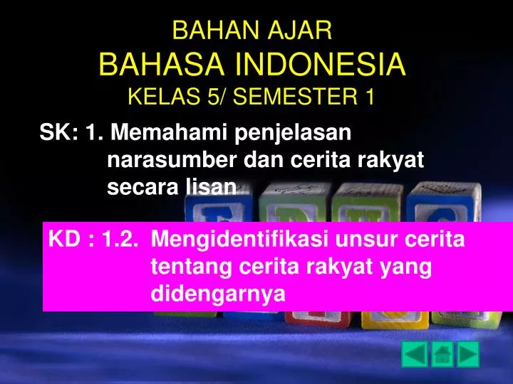 bahan ajar bahasa indonesia kelas 5 semester 1