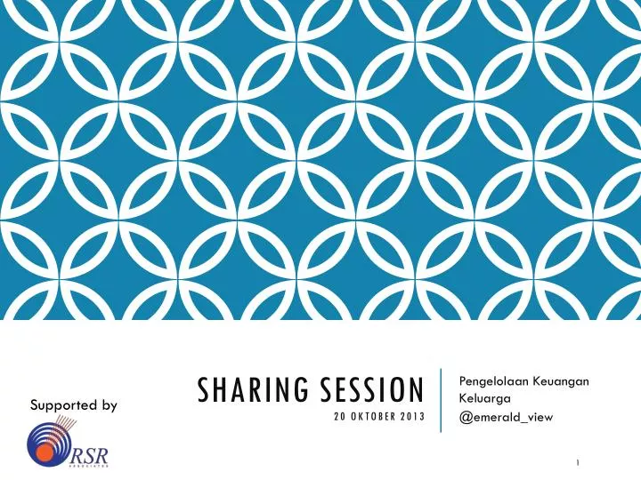 sharing session 20 oktober 2013