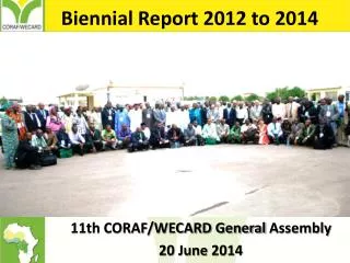 Biennial Report 2012 to 2014