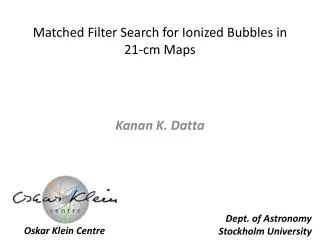 Matched Filter Search for Ionized Bubbles in 21-cm Maps