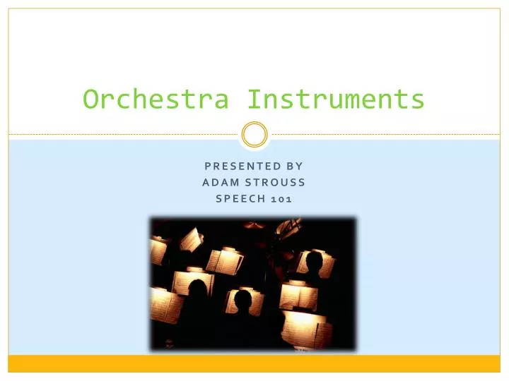 orchestra instruments