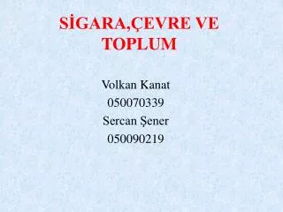 s gara evre ve toplum