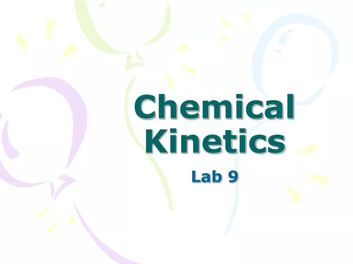 chemical kinetics