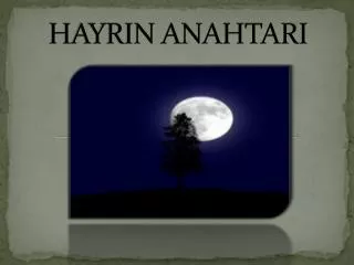 hayrin anahtari