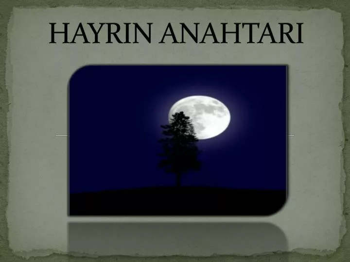 hayrin anahtari