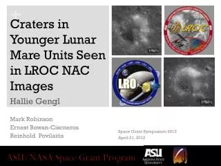 Craters in Younger Lunar Mare Units Seen in LROC NAC Images
