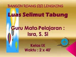 bangun ruang sisi lengkung