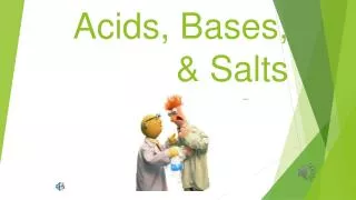 Acids, Bases, &amp; Salts