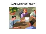 WORK/LIFE BALANCE - slide 1