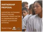 PARTNERSHIP PROPOSAL - slide 1