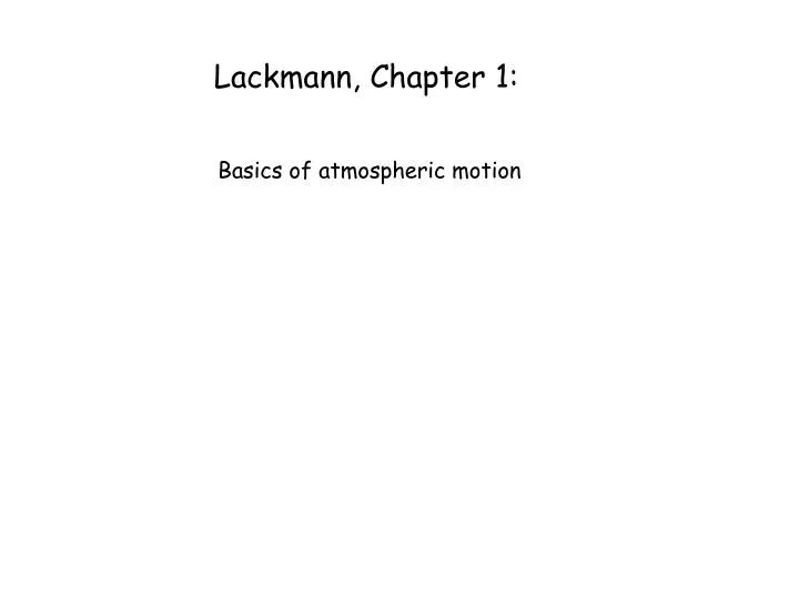 lackmann chapter 1