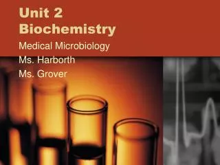 Unit 2 Biochemistry