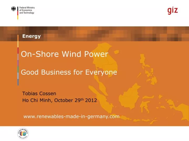 on shore wind power good business for everyone