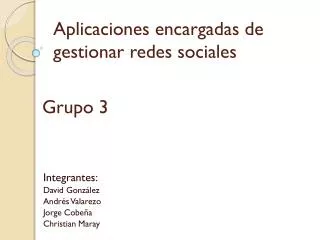 aplicaciones encargadas de gestionar redes sociales