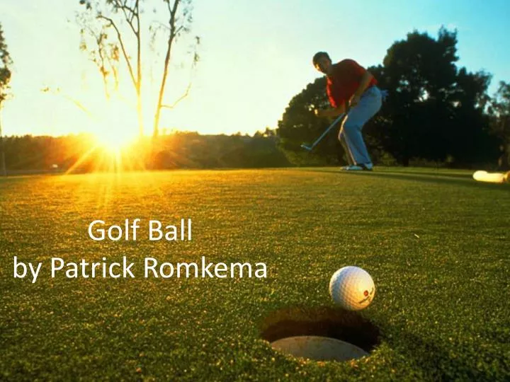 golf ball by patrick romkema