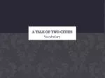 A Tale of two cities - slide 1