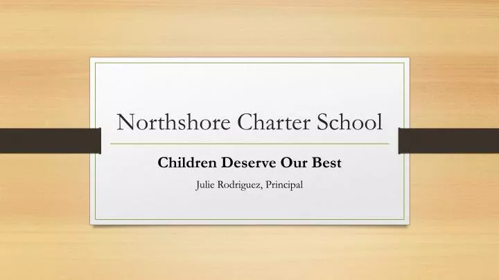 northshore charter school