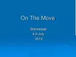 On The Move - slide 1