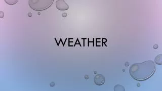 weather