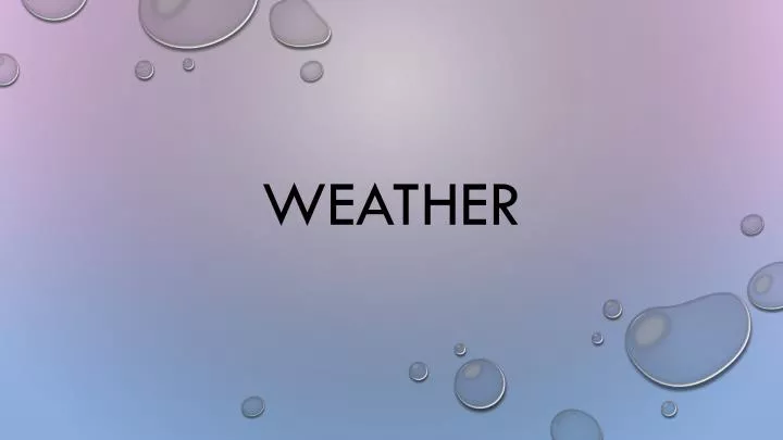 weather