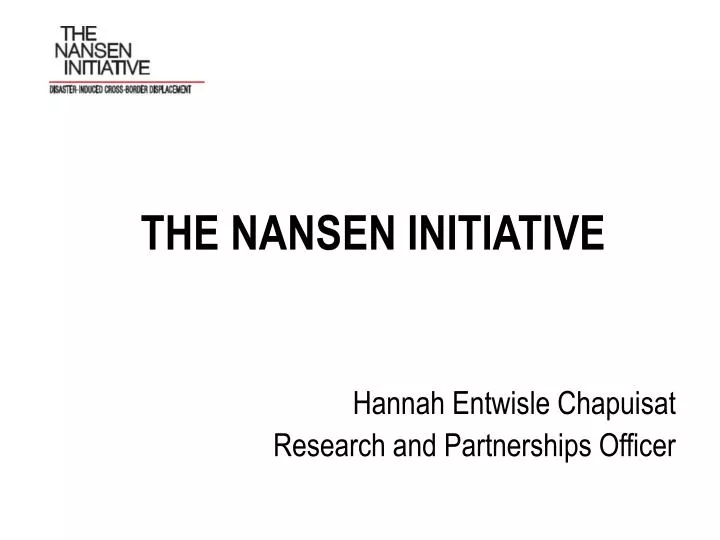 the nansen initiative