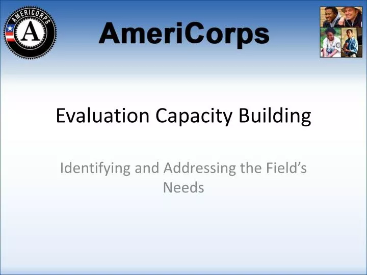evaluation capacity building