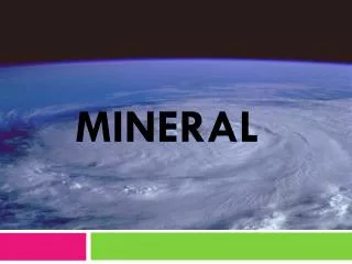 mineral