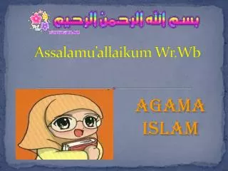 assalamu allaikum wr wb