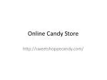 Online Candy Store - slide 1