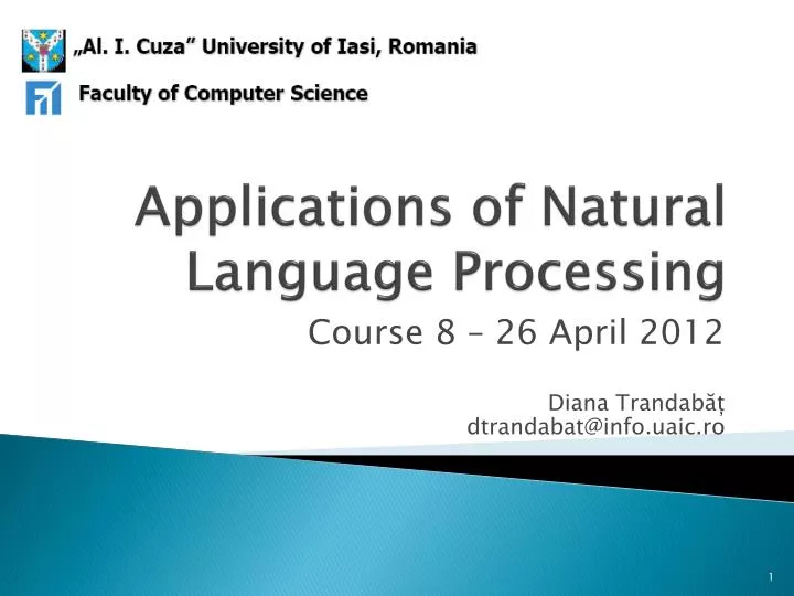 applications of natural language processing