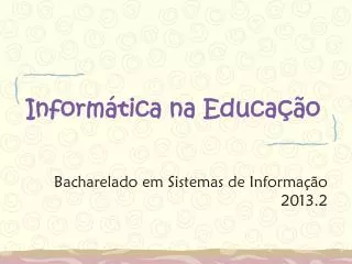 inform tica na educa o