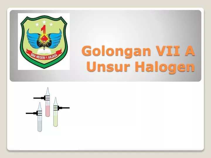 golongan vii a unsur halogen