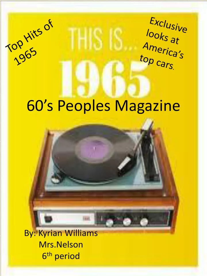60 s peoples magazine