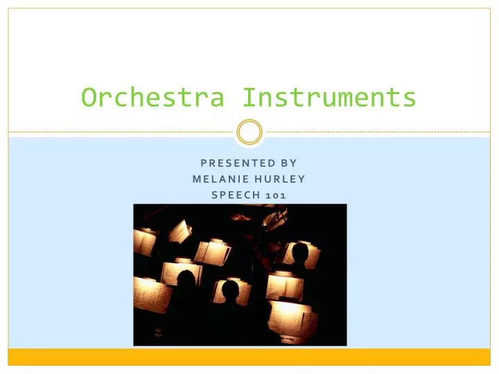 orchestra instruments