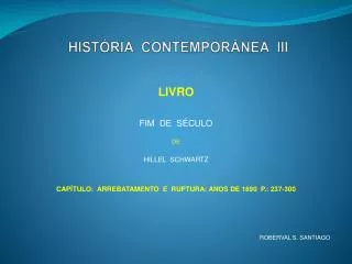hist ria contempor nea iii
