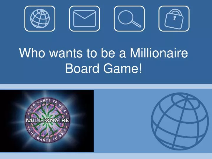 who wants to be a millionaire board game