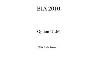 bia 2010