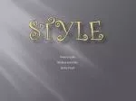 Style - slide 1