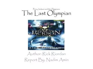 Percy Jackson and the Olympians: The Last Olympian