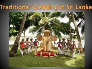 Traditional Wedding in Sri Lanka