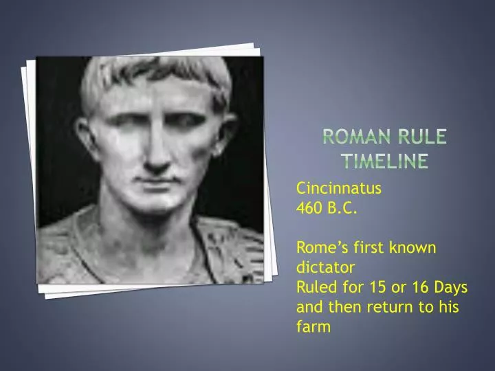 roman rule timeline