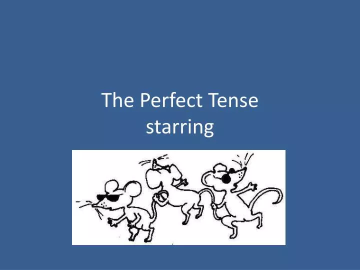 the perfect tense starring