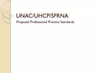 UNAC/UHCP/SFRNA