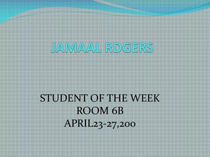 jamaal rdgers