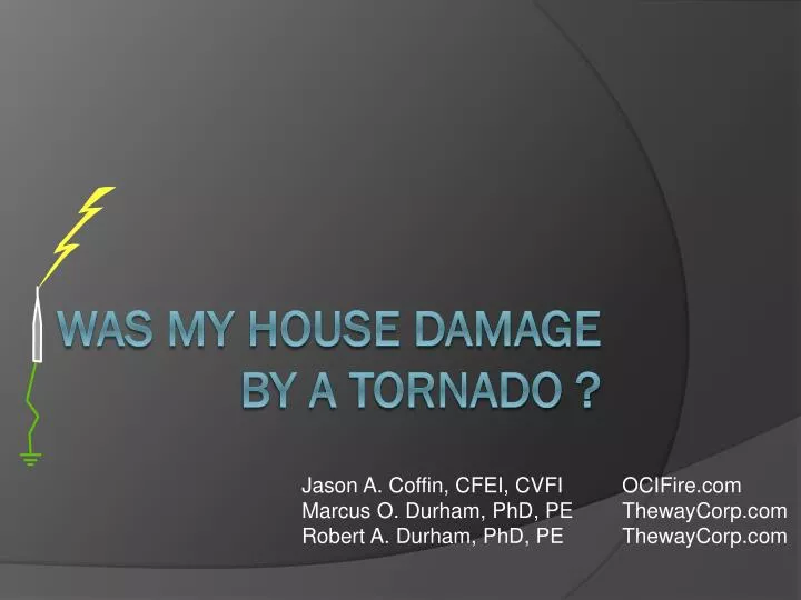 was my house damage by a tornado