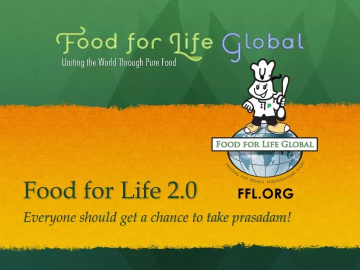 food for life 2 0