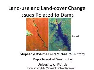 Land-use and Land-cover Change Issues Related to Dams