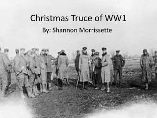 Christmas Truce of WW1