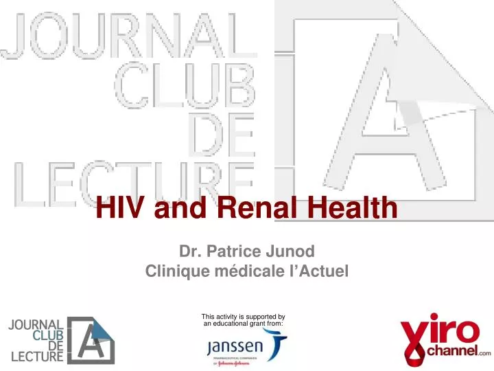 hiv and renal health